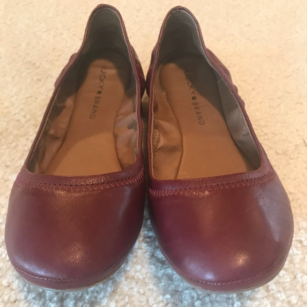 Lucky Brand Burgundy Shoes - Sz 8